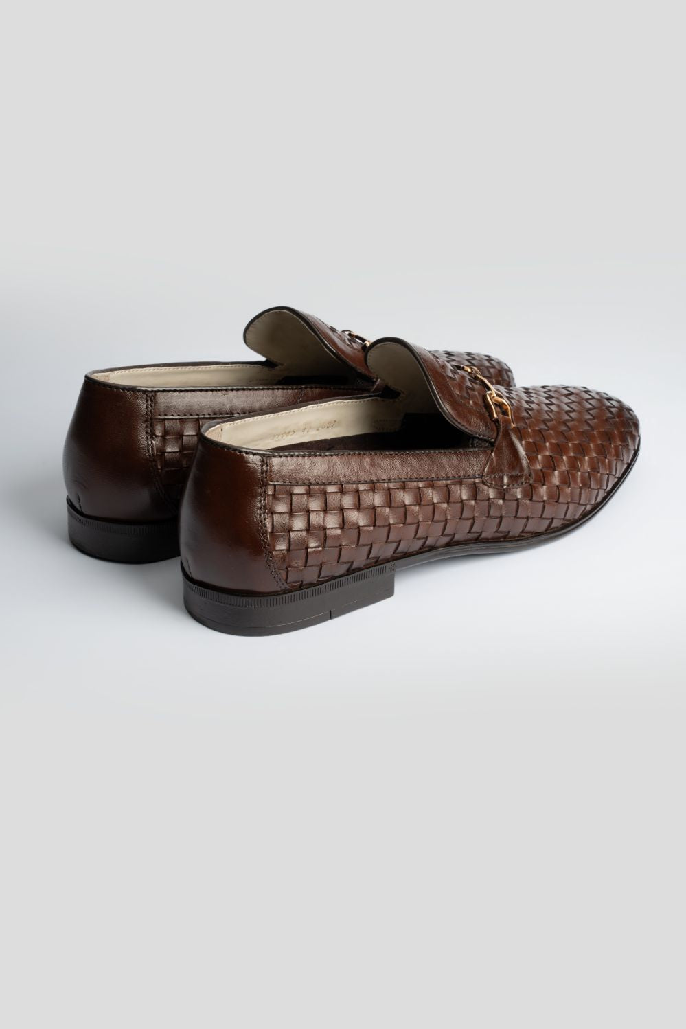 Premium Woven Leather Loafers