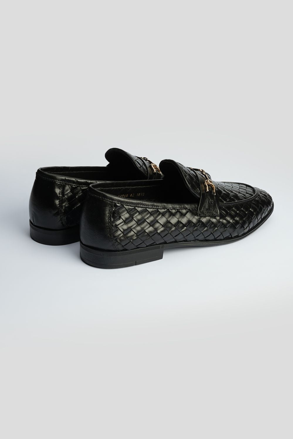 Elite Black Leather Loafers