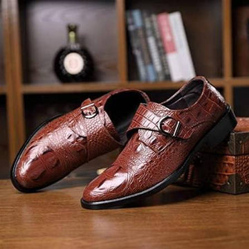 Luxury Croc Buckle Dress Shoes